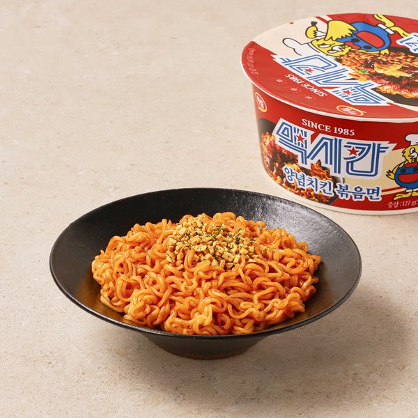 맥시칸 양념치킨 볶음면