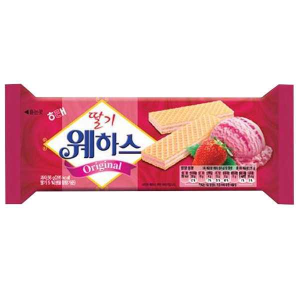 딸기 웨하스
