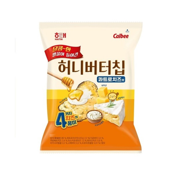 해태가루비 해태제과 허니버터칩 콰트로치즈맛