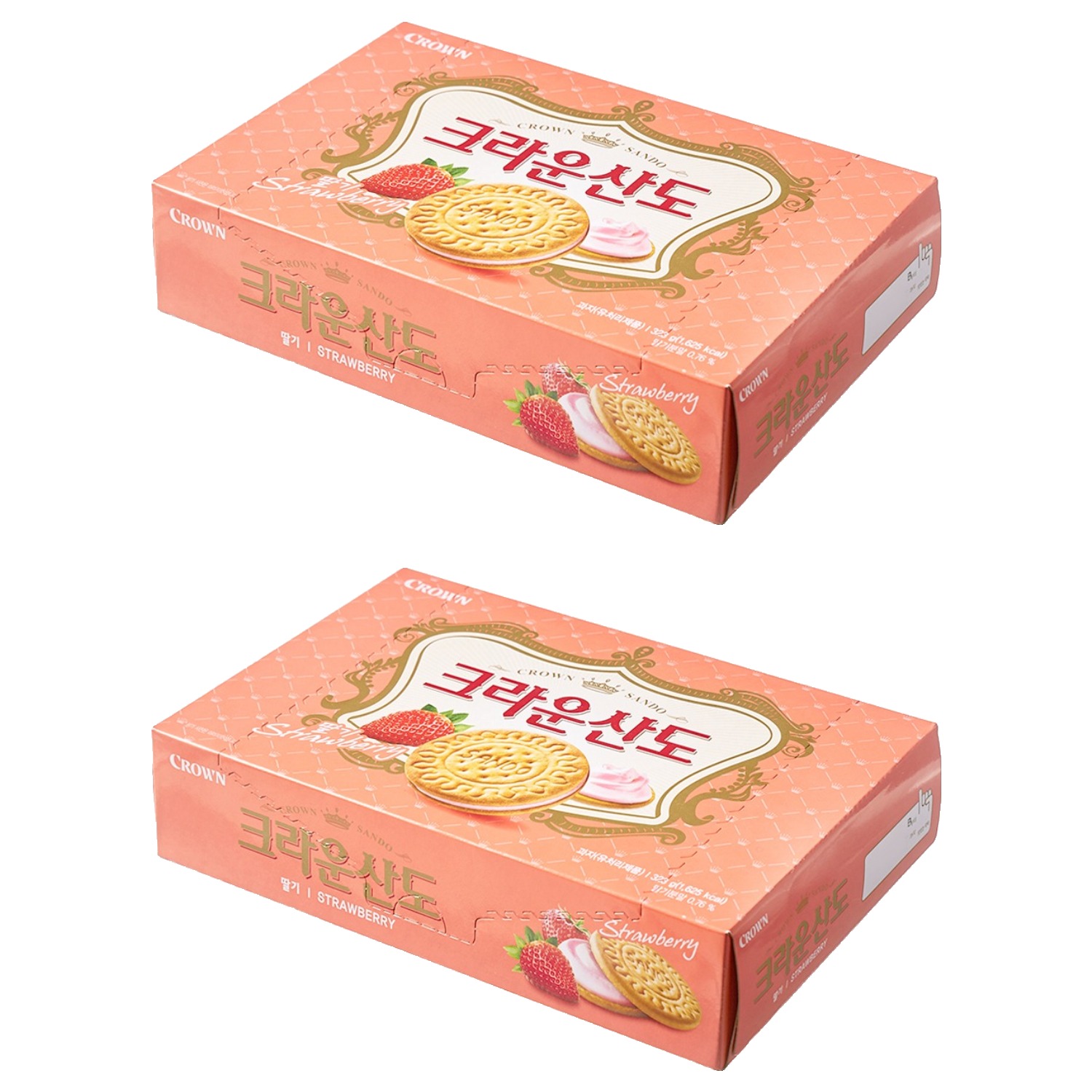 크라운산도 딸기 크림