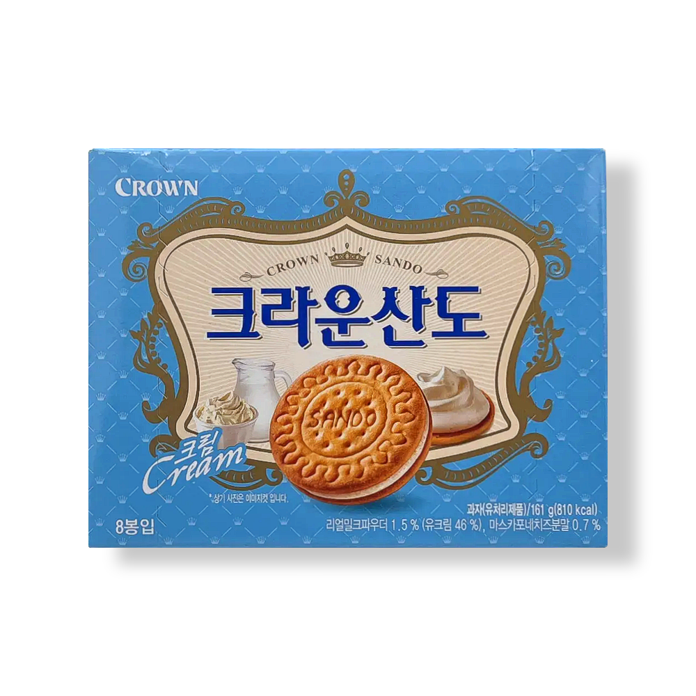 크라운산도 크림맛