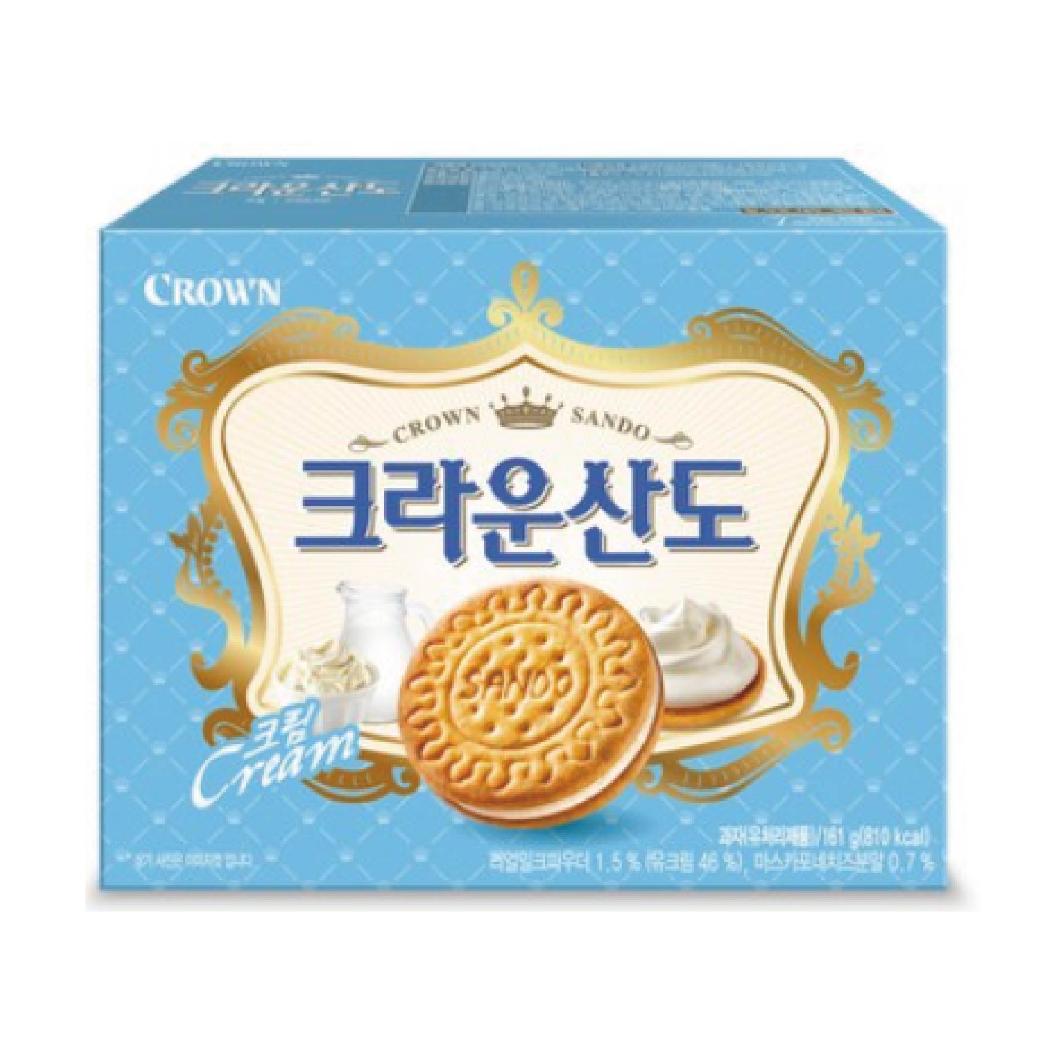 크라운산도 크림 스윗밀크
