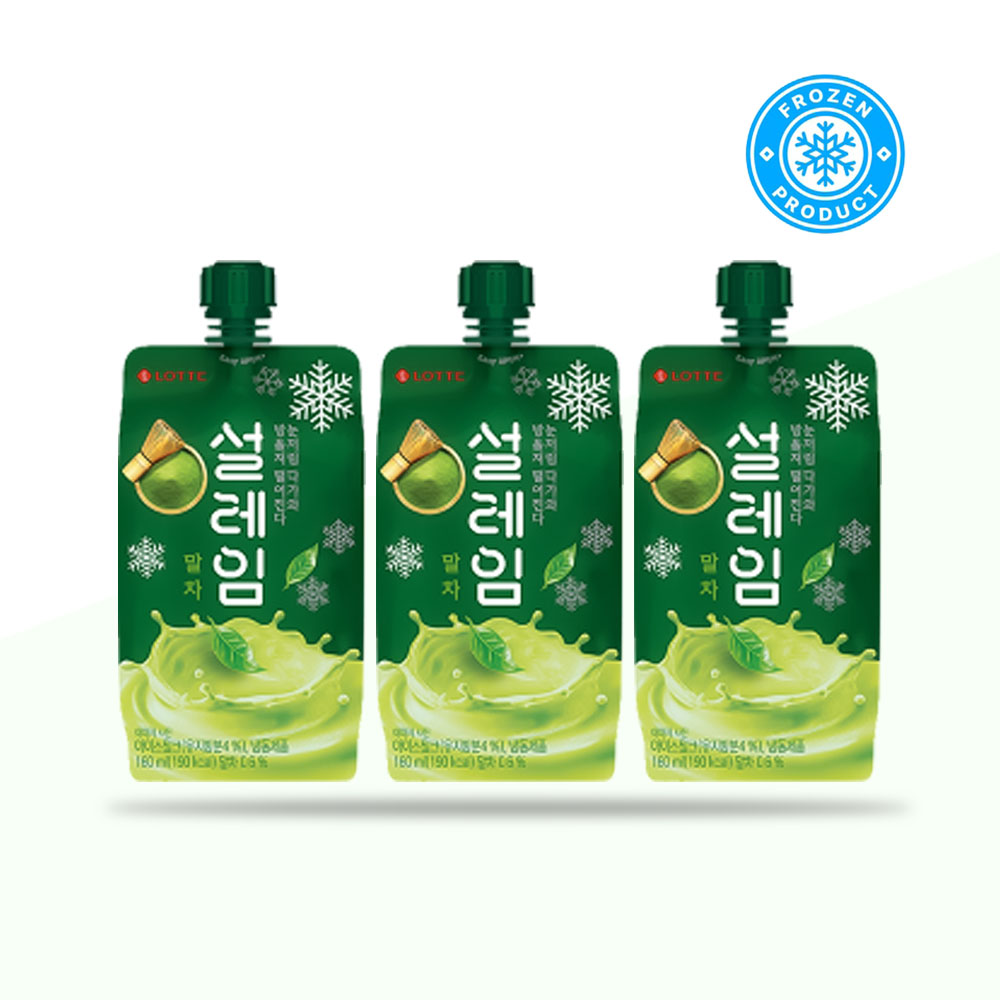 샤베트 아이스크림 설레임 말차