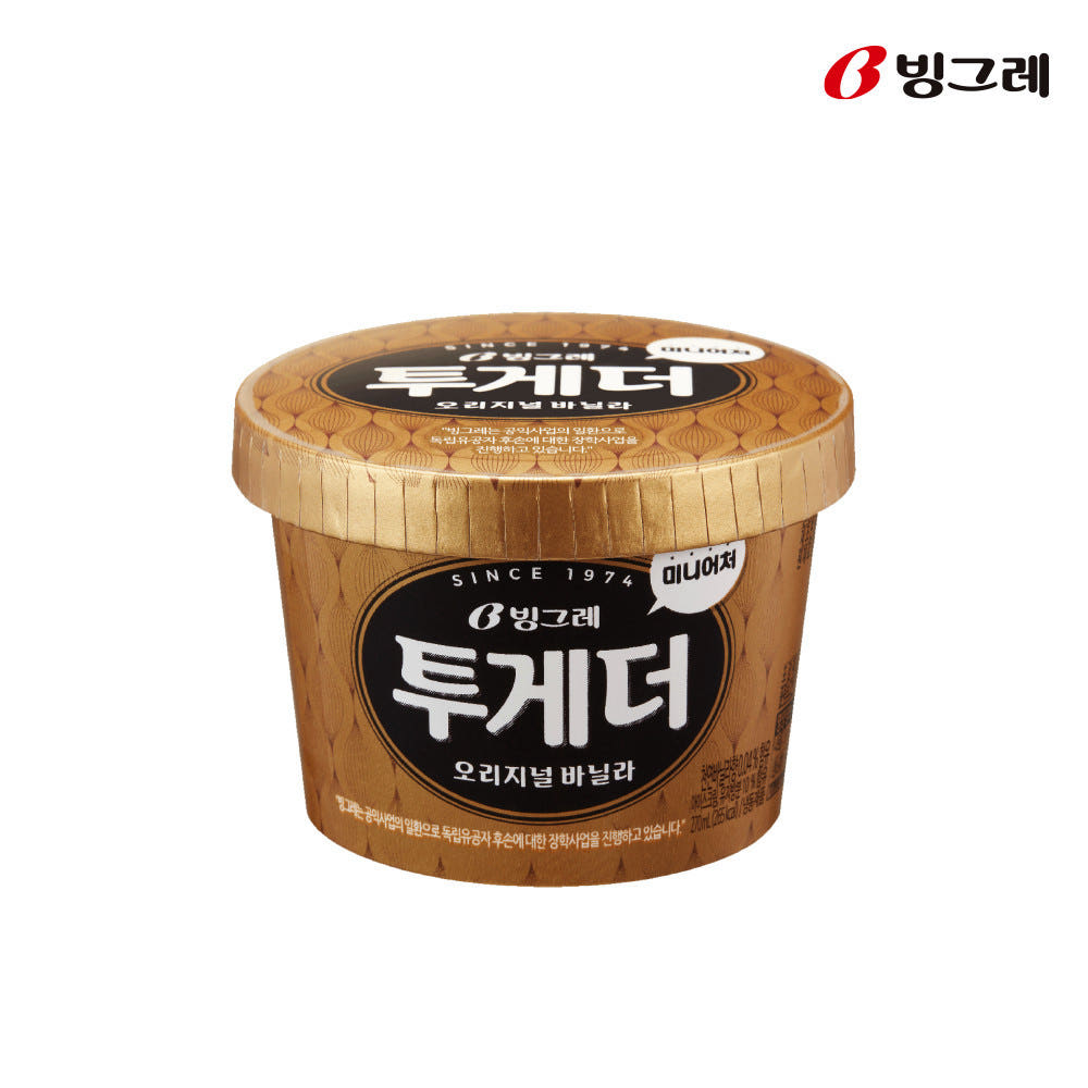투게더 바닐라 미니어쳐 아이스크림