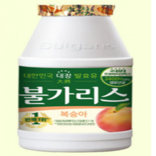 자연의 시작 불가리스 복숭아