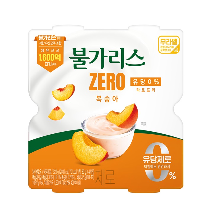 불가리스 복숭아