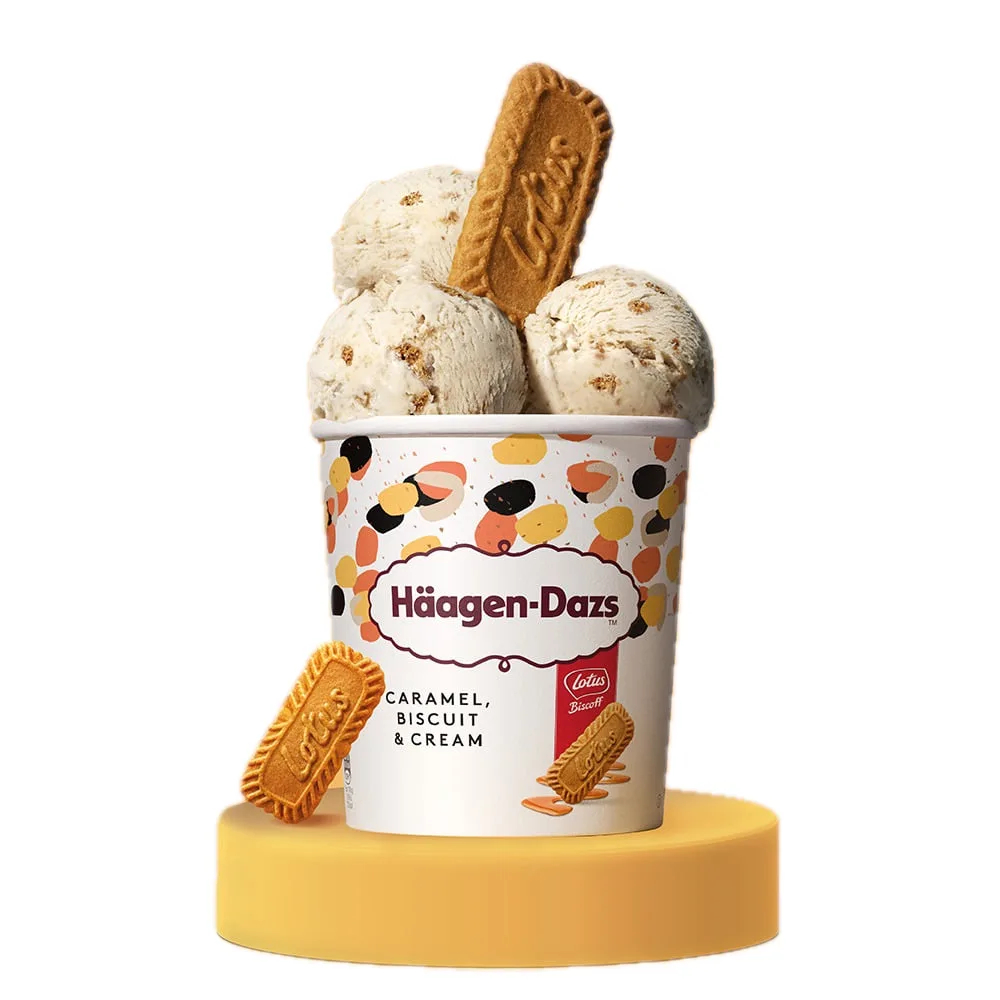카라멜비스킷 크림 파인트